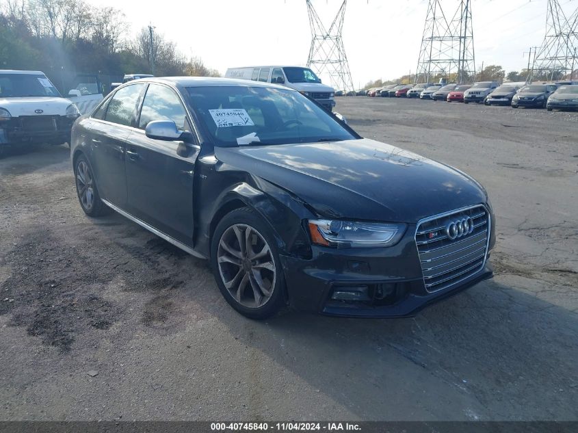 2013 Audi S4 3.0T Premium Plus VIN: WAUKGAFLXDA123054 Lot: 40745840