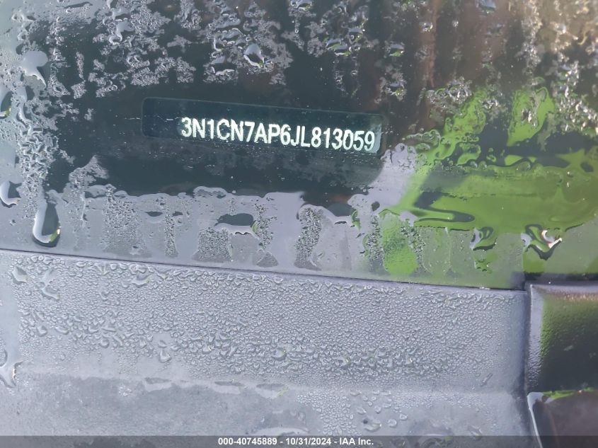 2018 NISSAN VERSA 1.6 S+ - 3N1CN7AP6JL813059