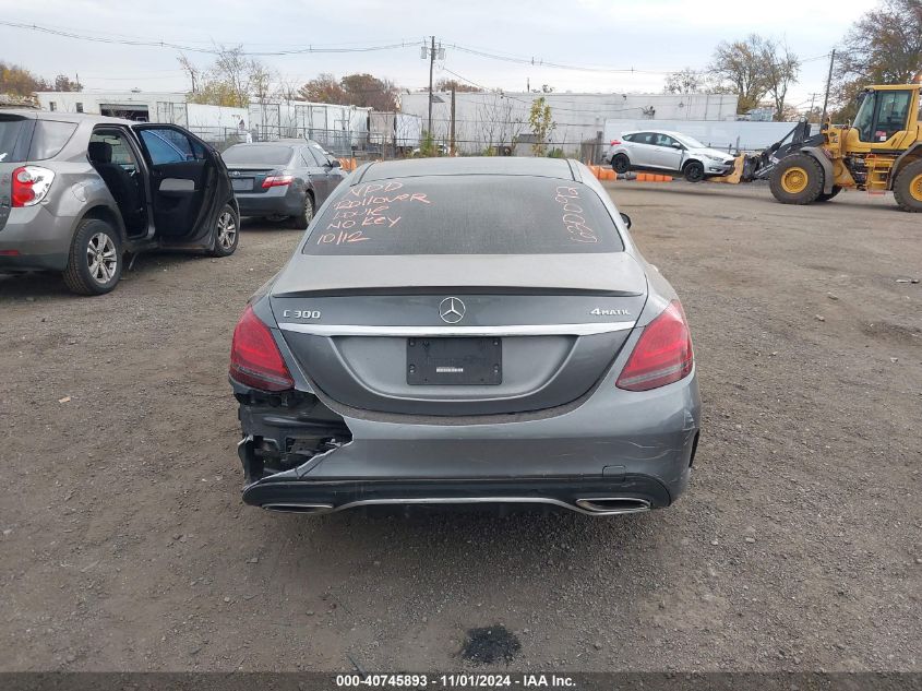 2021 Mercedes-Benz C 300 4Matic VIN: W1KWF8EB0MR630092 Lot: 40745893