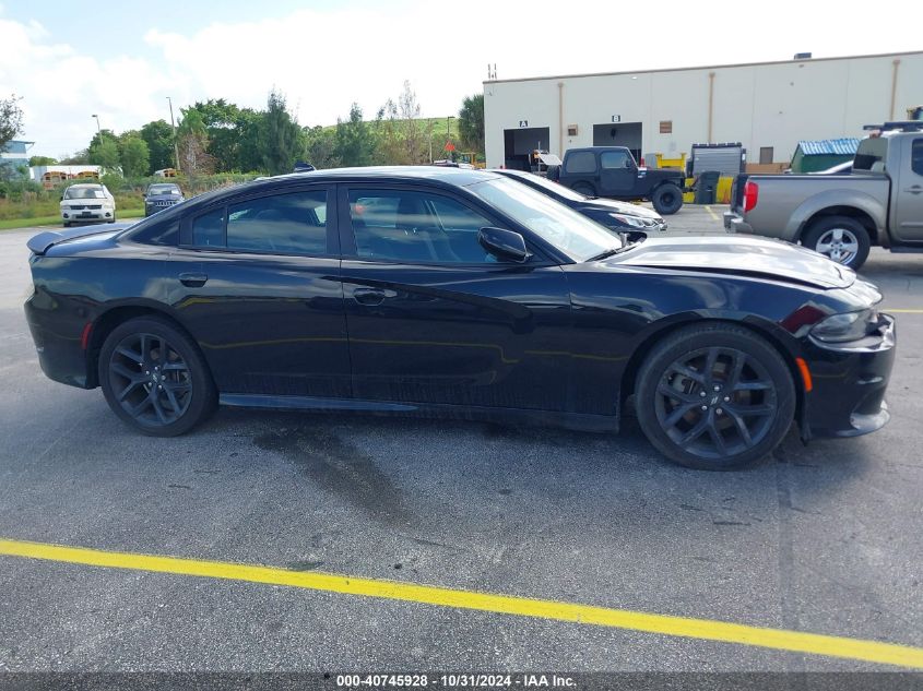 2022 Dodge Charger Gt Rwd VIN: 2C3CDXHGXNH240756 Lot: 40745928