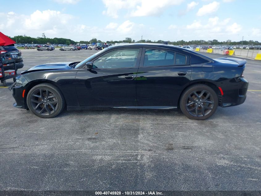 2022 Dodge Charger Gt Rwd VIN: 2C3CDXHGXNH240756 Lot: 40745928