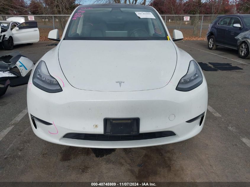 2021 Tesla Model Y Long Range Dual Motor All-Wheel Drive VIN: 5YJYGDEEXMF083289 Lot: 40745989