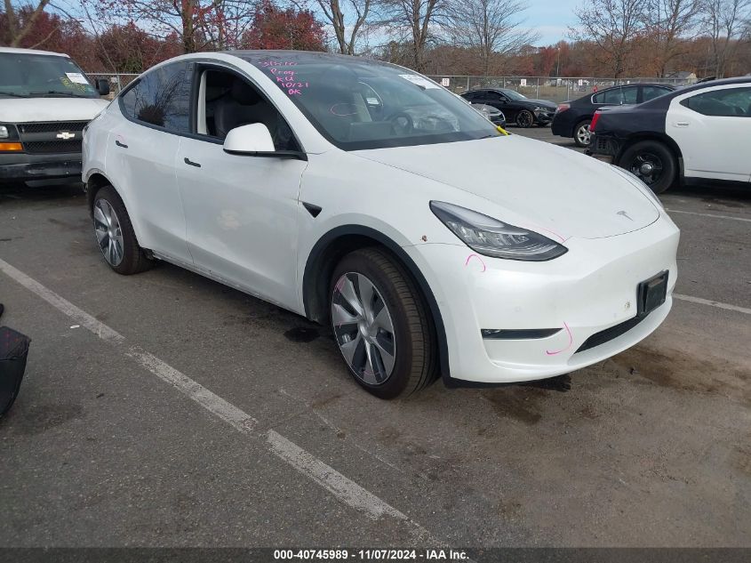 2021 TESLA MODEL Y LONG RANGE DUAL MOTOR ALL-WHEEL DRIVE - 5YJYGDEEXMF083289