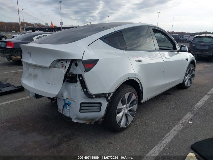 2021 TESLA MODEL Y LONG RANGE DUAL MOTOR ALL-WHEEL DRIVE - 5YJYGDEEXMF083289