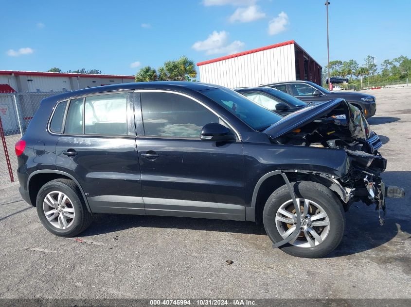 2014 Volkswagen Tiguan S VIN: WVGAV3AXXEW524775 Lot: 40745994