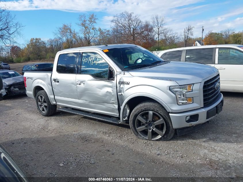 VIN 1FTEW1EP4HFB51674 2017 FORD F-150 XLT
