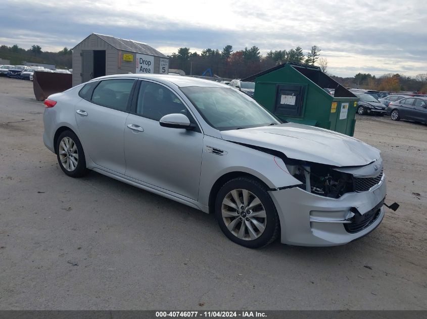 2018 KIA OPTIMA EX - 5XXGU4L35JG231587