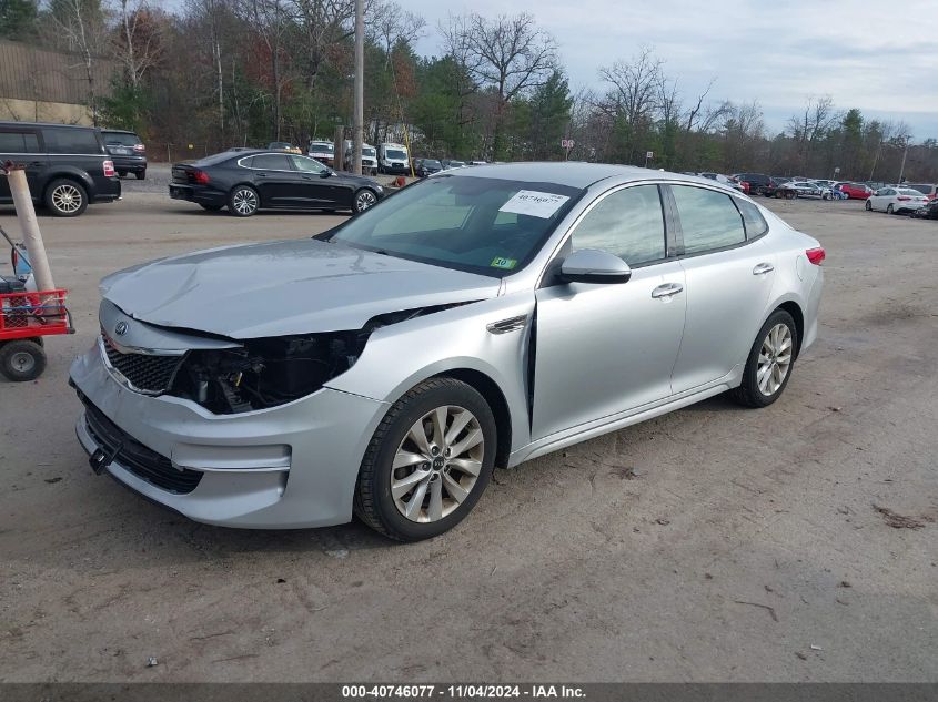 VIN 5XXGU4L35JG231587 2018 KIA Optima, EX no.2