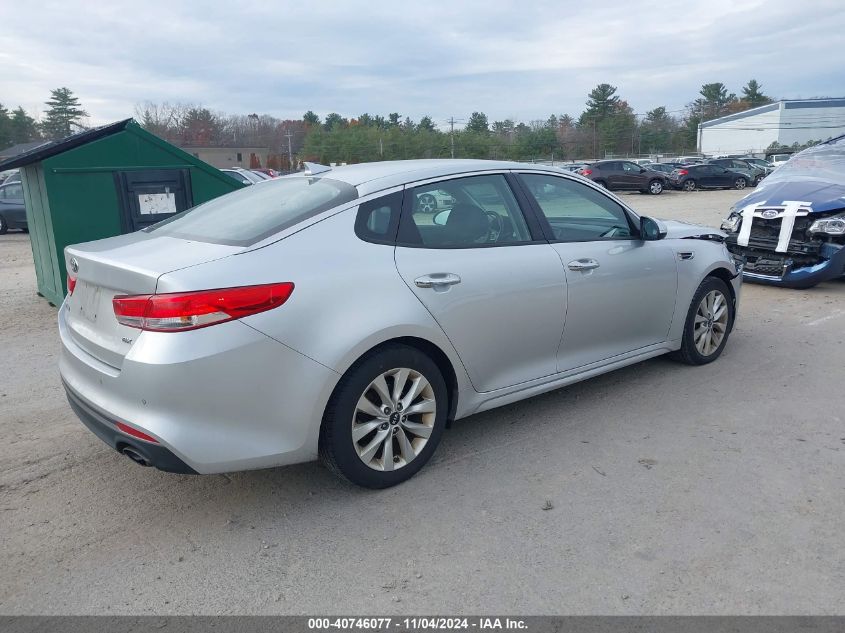 VIN 5XXGU4L35JG231587 2018 KIA Optima, EX no.4