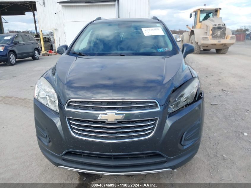 2016 Chevrolet Trax Lt VIN: 3GNCJPSB9GL225605 Lot: 40746095