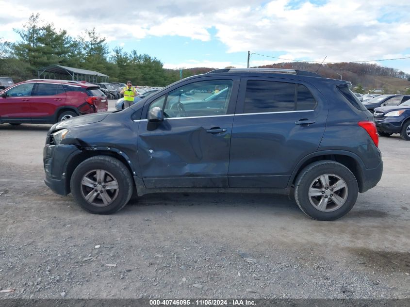 2016 Chevrolet Trax Lt VIN: 3GNCJPSB9GL225605 Lot: 40746095