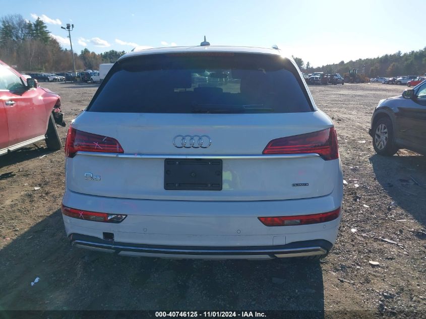 2021 Audi Q5 Prestige 45 Tfsi Quattro S Tronic VIN: WA1CAAFY2M2096909 Lot: 40746125