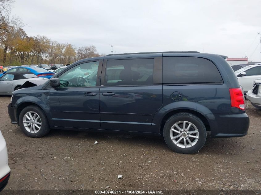 2014 Dodge Grand Caravan Sxt VIN: 2C4RDGCG0ER290427 Lot: 40746211