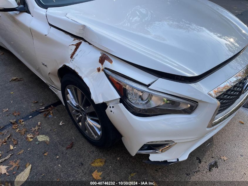 2018 Infiniti Q50 3.0T Luxe VIN: JN1EV7AR0JM433764 Lot: 40746232