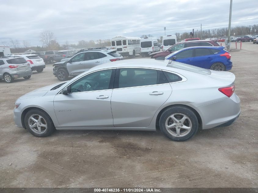 2017 Chevrolet Malibu Ls VIN: 1G1ZB5ST1HF183481 Lot: 40746235