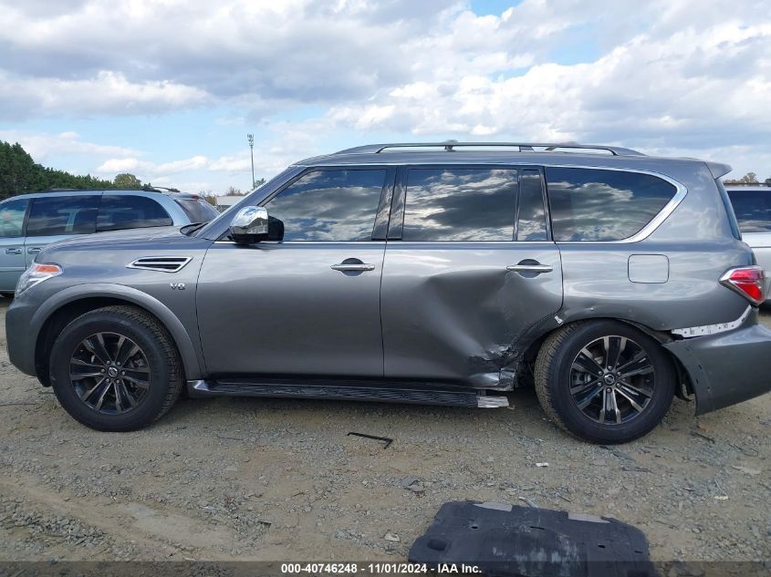 2018 Nissan Armada Platinum VIN: JN8AY2NE9J9731895 Lot: 40746248