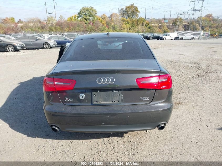 2014 Audi A6 3.0T Premium Plus VIN: WAUFGAFC2EN043470 Lot: 40746293