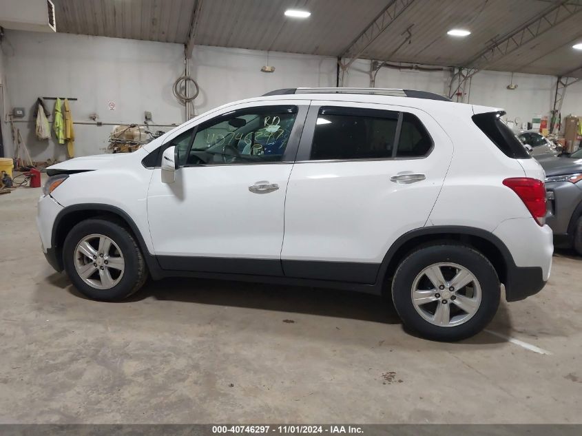 2019 Chevrolet Trax Lt VIN: 3GNCJLSB0KL343964 Lot: 40746297