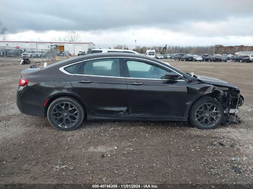 2015 Chrysler 200 C VIN: 1C3CCCEG1FN627964 Lot: 40746309