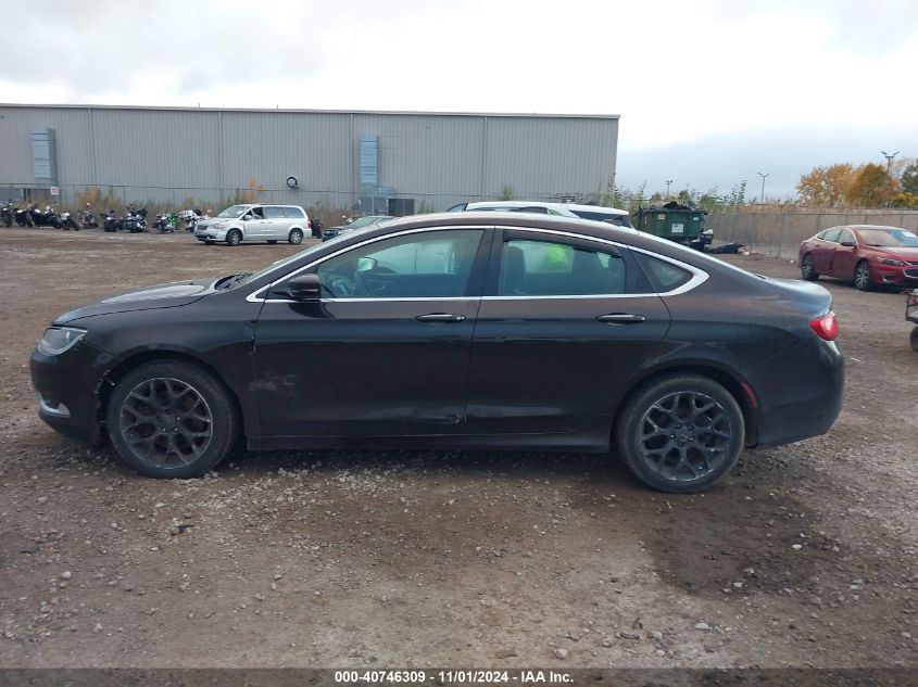 2015 Chrysler 200 C VIN: 1C3CCCEG1FN627964 Lot: 40746309