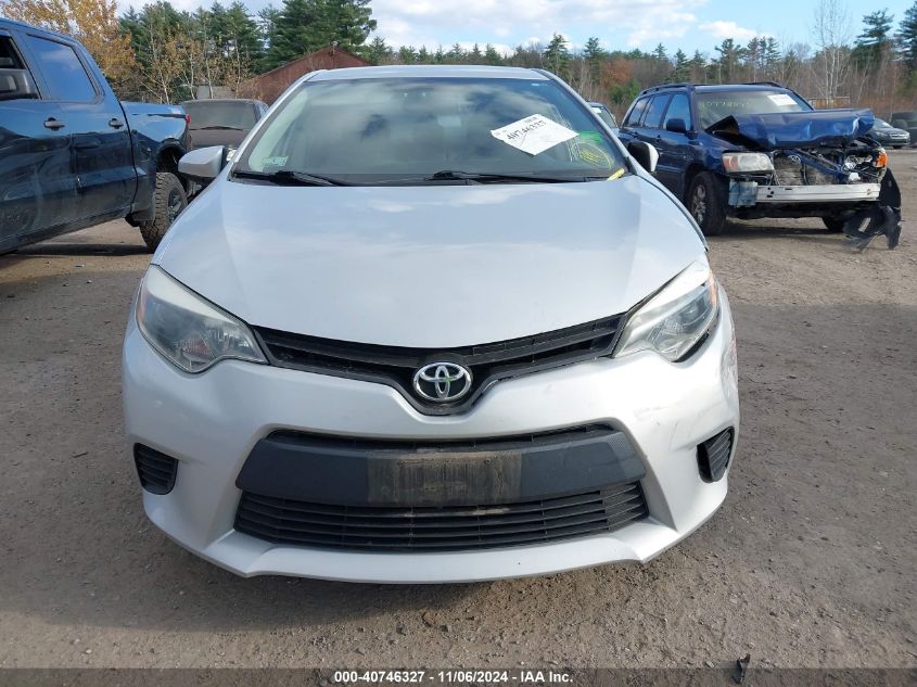 2014 Toyota Corolla Le VIN: 2T1BURHE2EC223123 Lot: 40746327