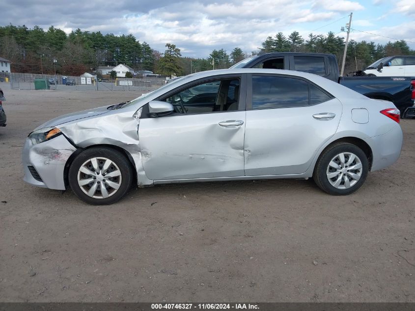 2014 Toyota Corolla Le VIN: 2T1BURHE2EC223123 Lot: 40746327