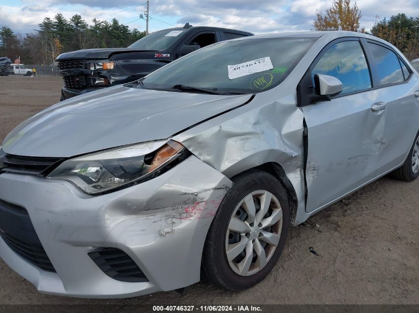 2014 Toyota Corolla Le VIN: 2T1BURHE2EC223123 Lot: 40746327