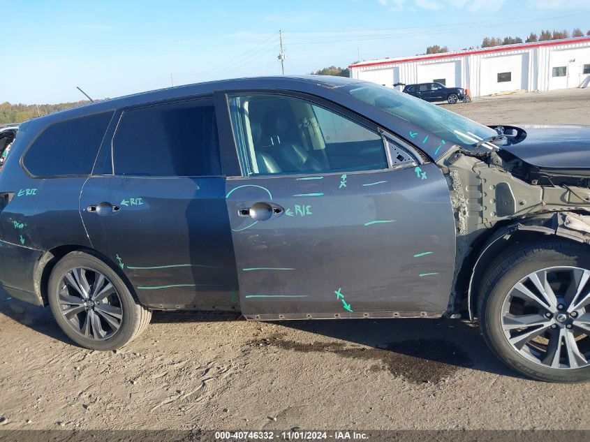 2017 Nissan Pathfinder Sl VIN: 5N1DR2MN8HC698906 Lot: 40746332