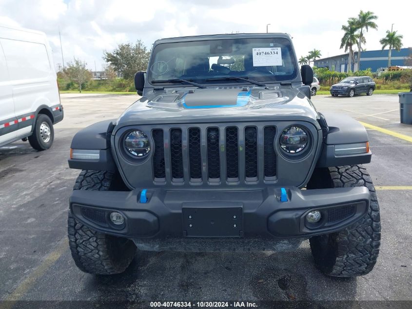 2022 Jeep Wrangler 4Xe Unlimited Rubicon 4X4 VIN: 1C4JJXR62NW189370 Lot: 40746334