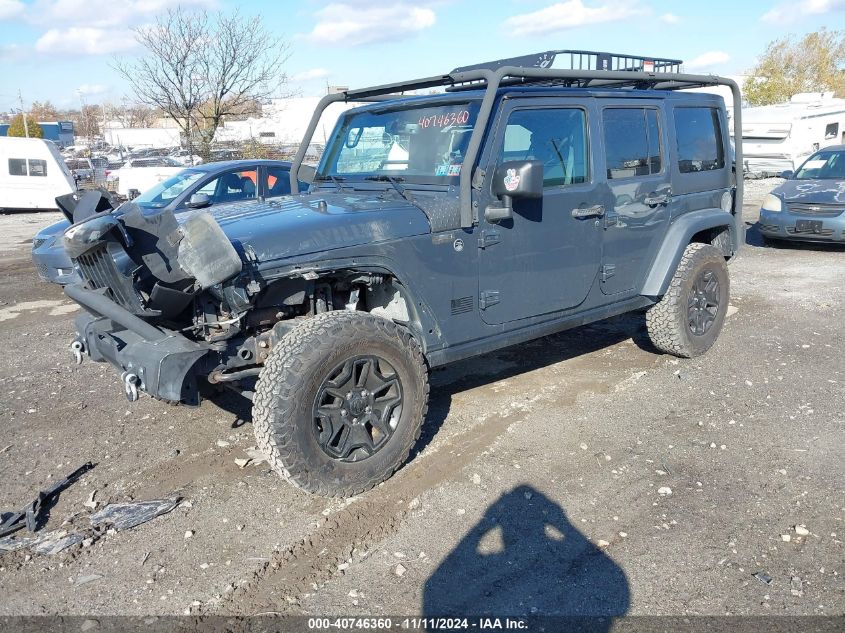 2018 Jeep Wrangler Jk Unlimited Willy Wheeler W 4X4 VIN: 1C4BJWDG1JL862322 Lot: 40746360