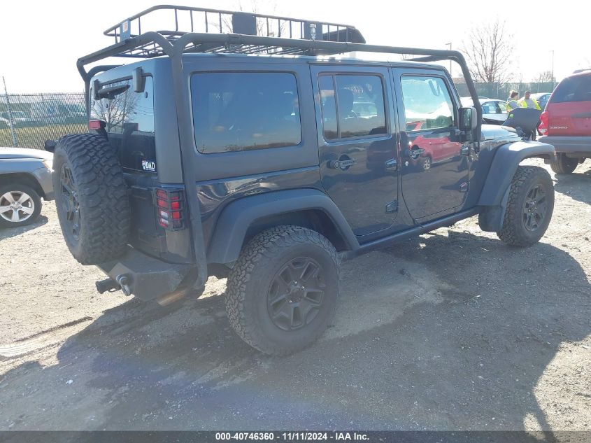 2018 Jeep Wrangler Jk Unlimited Willy Wheeler W 4X4 VIN: 1C4BJWDG1JL862322 Lot: 40746360