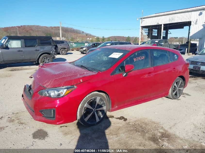 2017 Subaru Impreza Sport VIN: 4S3GTAK6XH3733938 Lot: 40746364