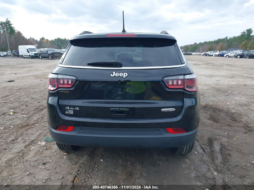 2018 Jeep Compass Latitude 4X4 VIN: 3C4NJDBB0JT117462 Lot: 40746366