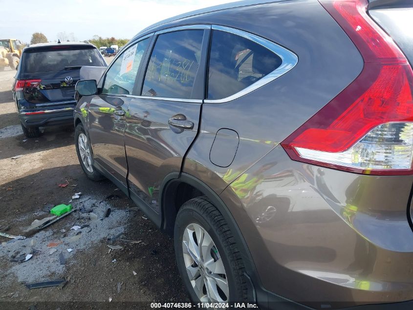 2014 Honda Cr-V Ex-L VIN: 2HKRM4H75EH712373 Lot: 40746386