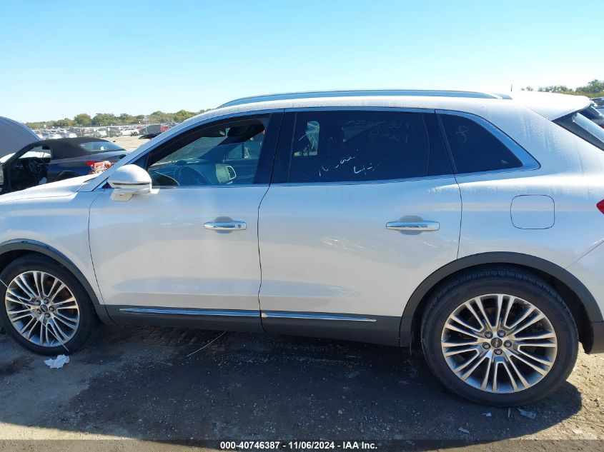 2016 Lincoln Mkx Reserve VIN: 2LMTJ6LR3GBL67894 Lot: 40746387