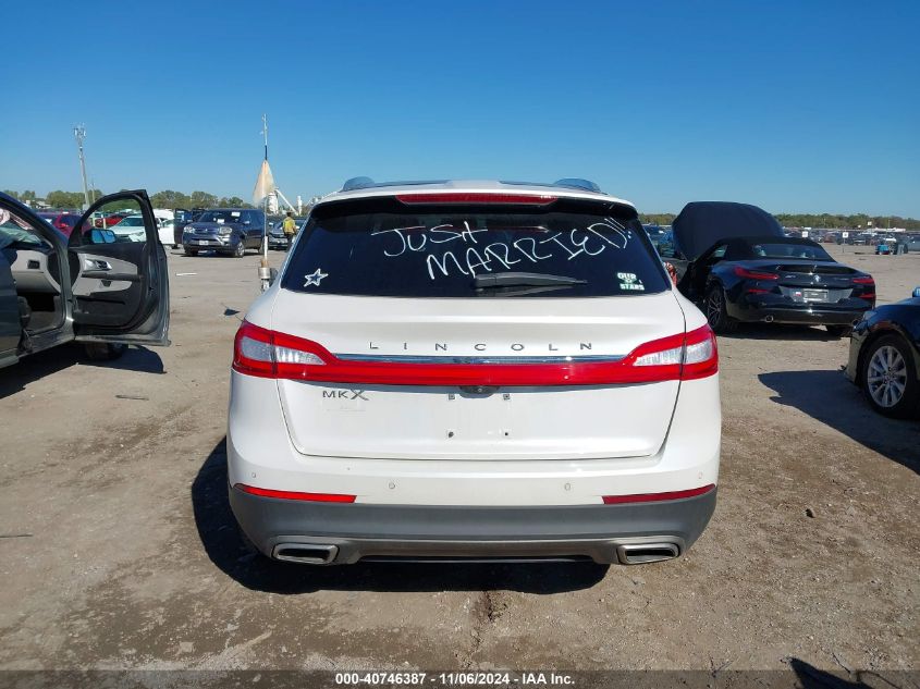 2016 Lincoln Mkx Reserve VIN: 2LMTJ6LR3GBL67894 Lot: 40746387