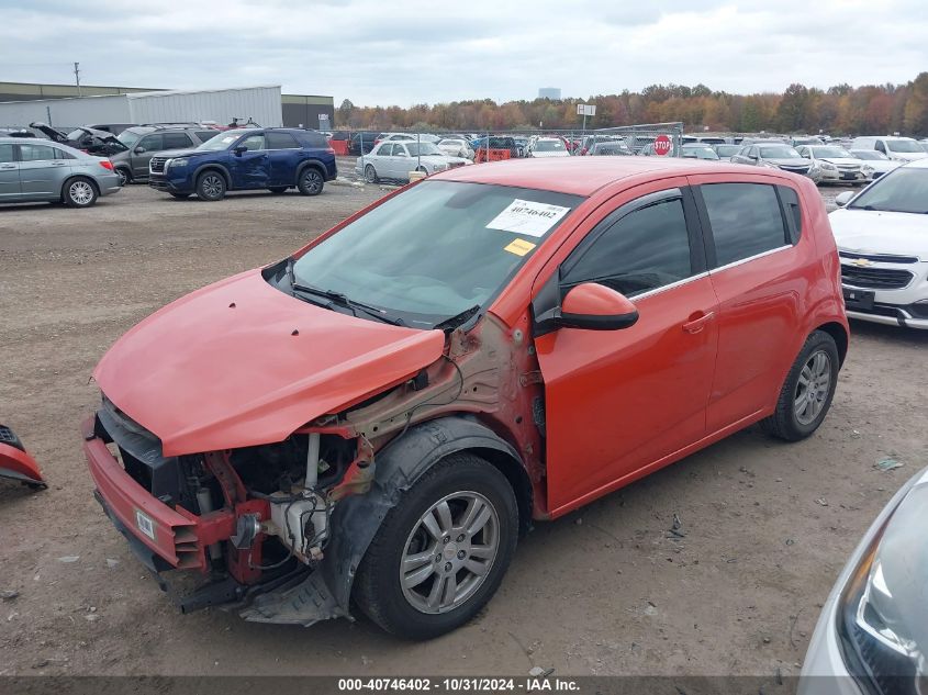 2012 Chevrolet Sonic 2Lt VIN: 1G1JC6SH8C4106865 Lot: 40746402