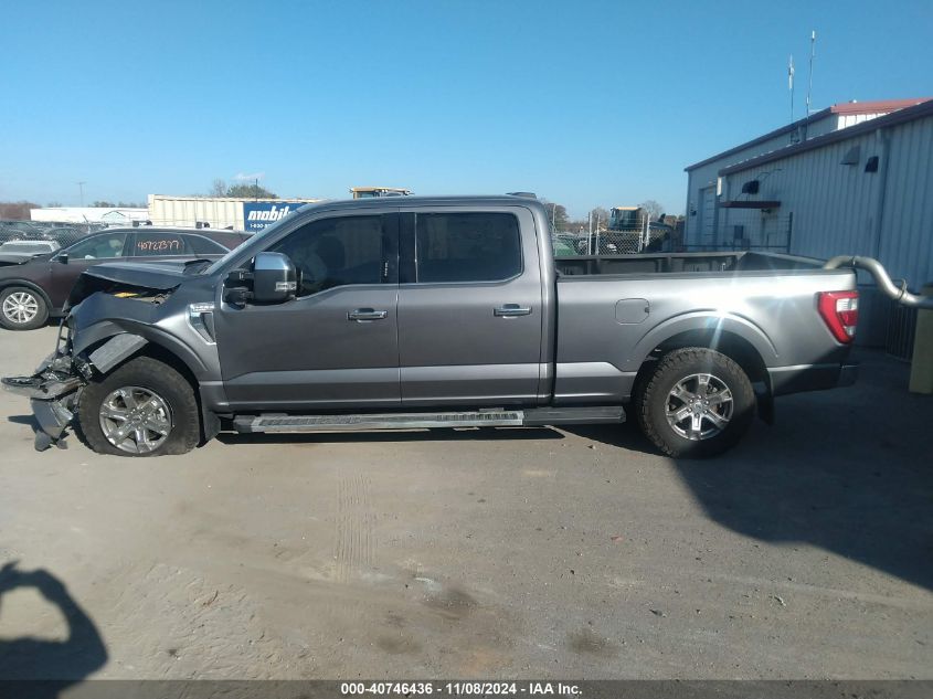 2022 Ford F-150 Lariat VIN: 1FTFW1E54NFC26081 Lot: 40746436