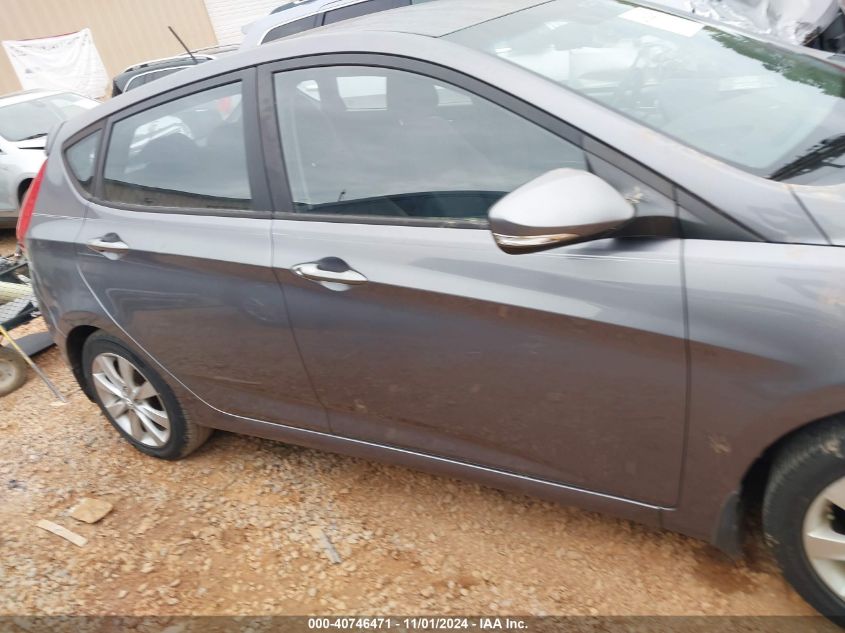 2013 Hyundai Accent Se VIN: KMHCU5AE6DU129119 Lot: 40746471