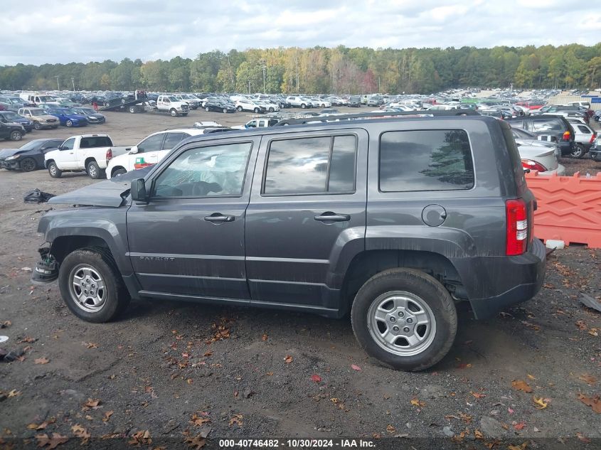 2017 Jeep Patriot Sport Fwd VIN: 1C4NJPBA4HD132717 Lot: 40746482