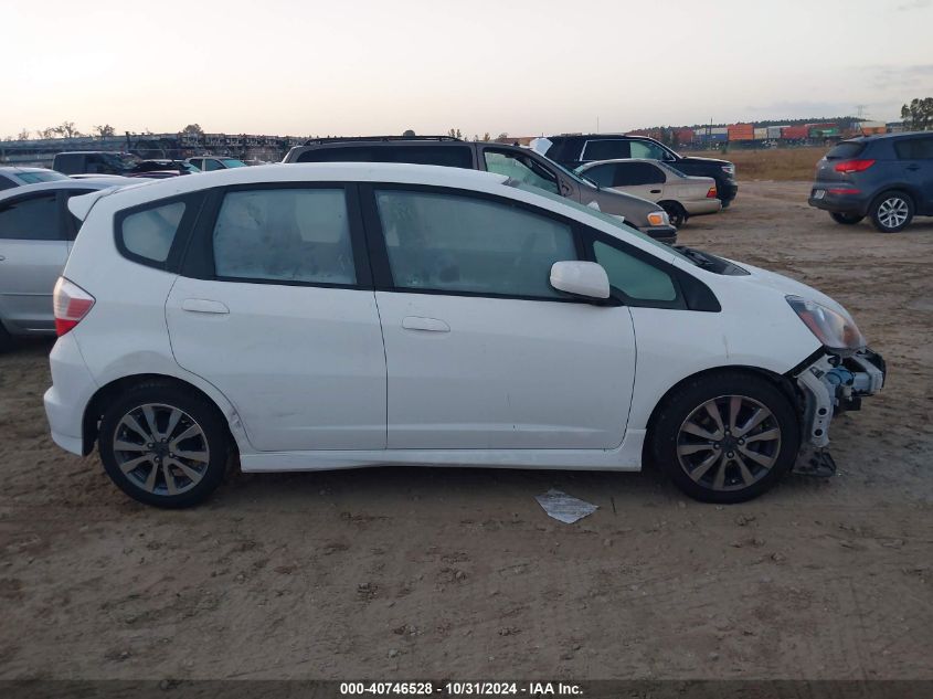 2013 Honda Fit Sport VIN: JHMGE8H60DC02297 Lot: 40746528