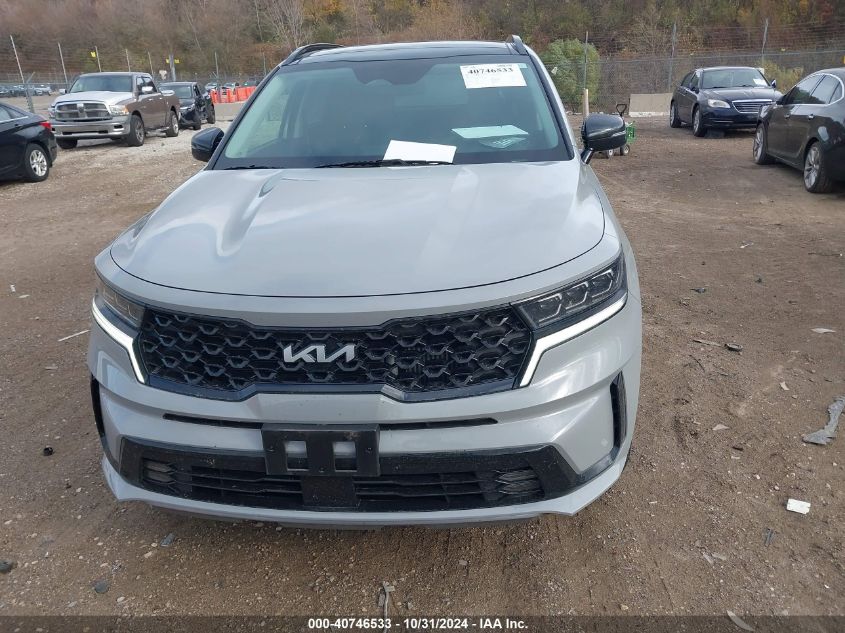 2022 Kia Sorento Sx VIN: 5XYRKDLF7NG156160 Lot: 40746533