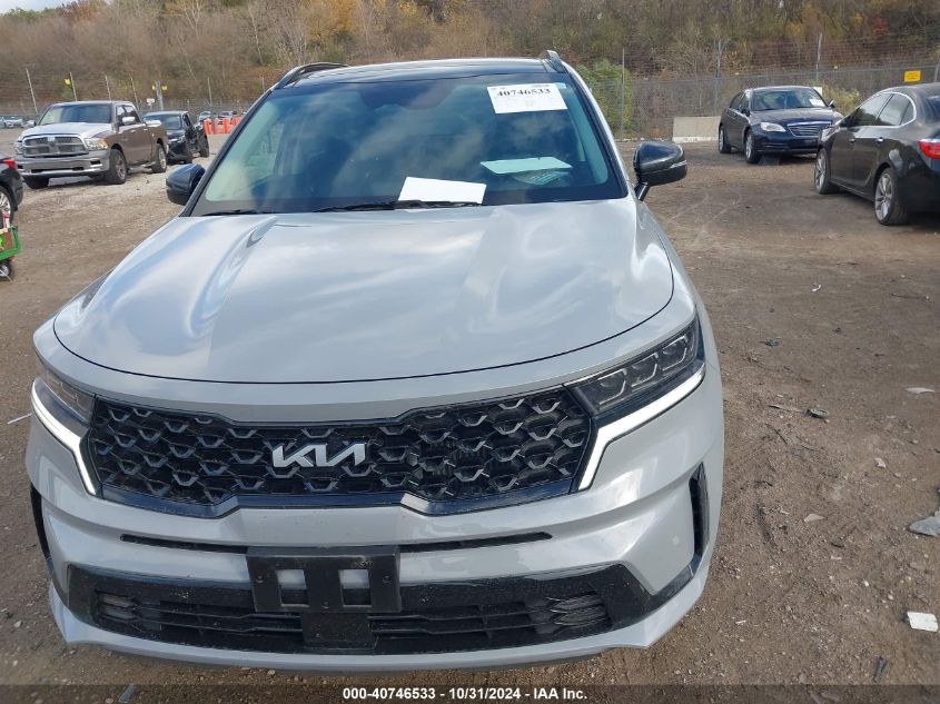 2022 Kia Sorento Sx VIN: 5XYRKDLF7NG156160 Lot: 40746533