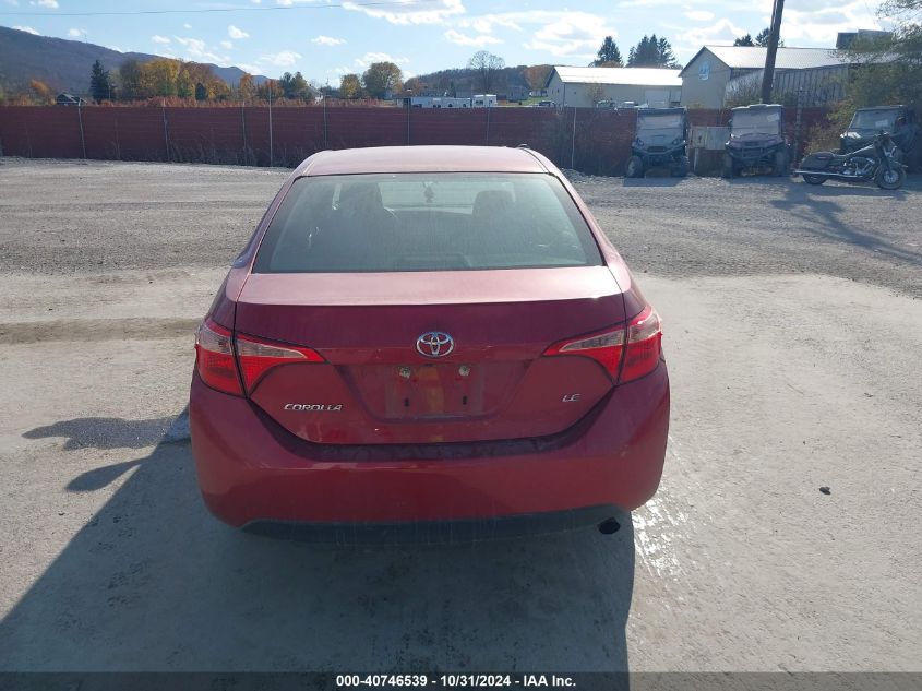 2017 Toyota Corolla Le VIN: 2T1BURHE4HC864147 Lot: 40746539