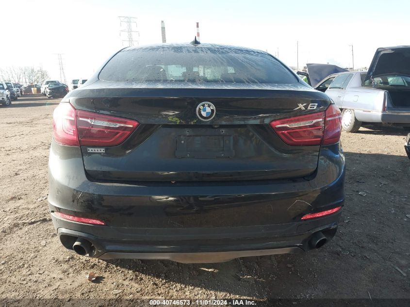 2017 BMW X6 xDrive35I VIN: 5UXKU2C35H0X47330 Lot: 40746573