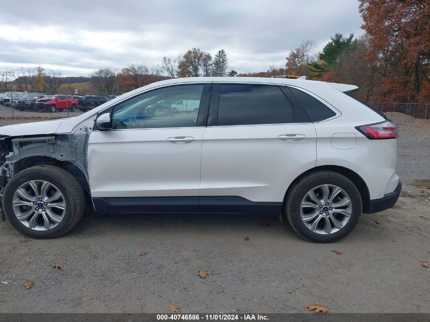 2019 Ford Edge Titanium VIN: 2FMPK4K97KBC28876 Lot: 40746586