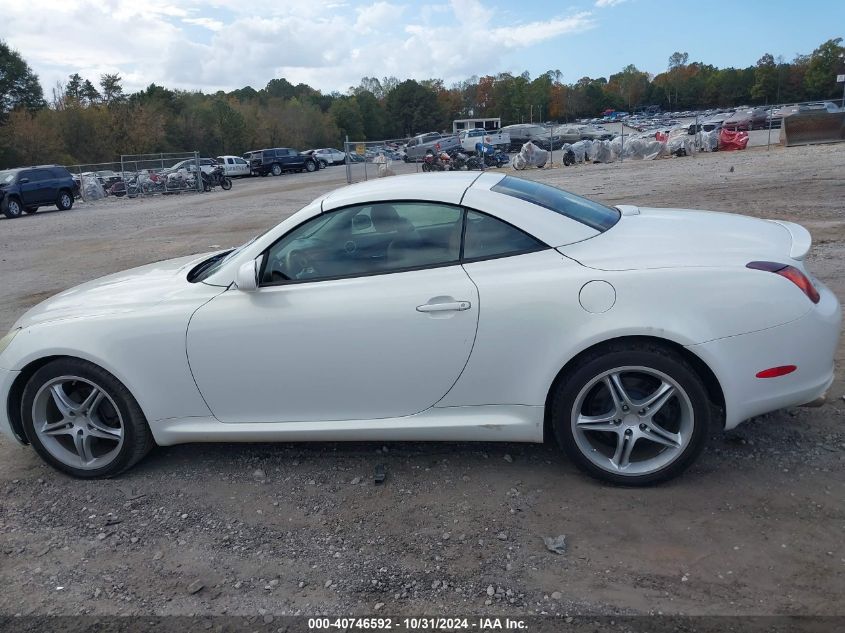 2002 Lexus Sc 430 VIN: JTHFN48Y420022226 Lot: 40746592