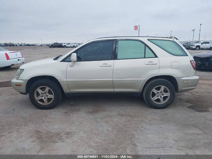 1999 Lexus Rx 300 VIN: JT6GF10U0X0040960 Lot: 40746601