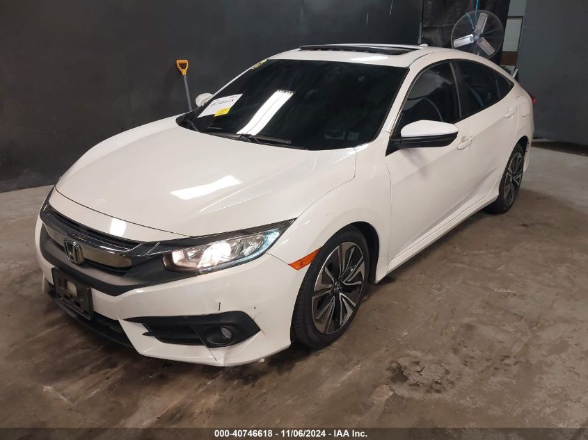 VIN 2HGFC1F71JH645363 2018 Honda Civic, Ex-L no.2