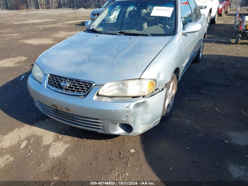 2002 Nissan Sentra Gxe VIN: 3N1CB51A22L550059 Lot: 40746653